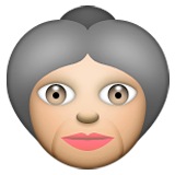 Old Lady Emoji Faces