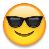 Smiling Face With Sunglasses Emoji 😀😂👌 ️😍
